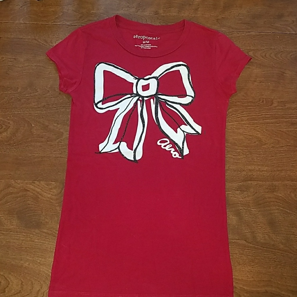 Medium Aeropostale top, red.
